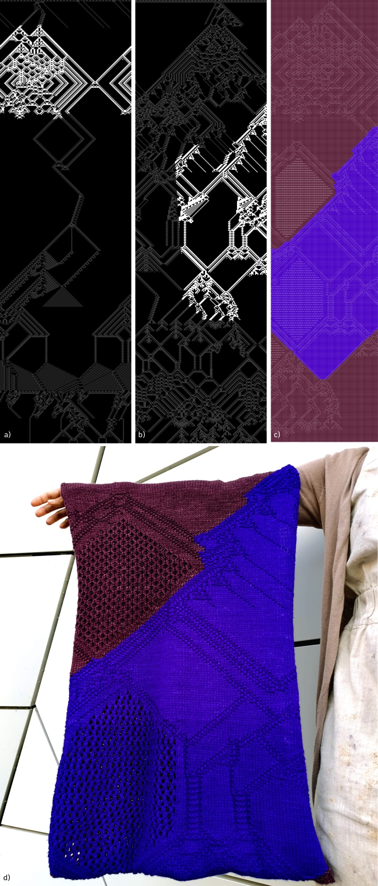 'Event Horizon circle scarf'