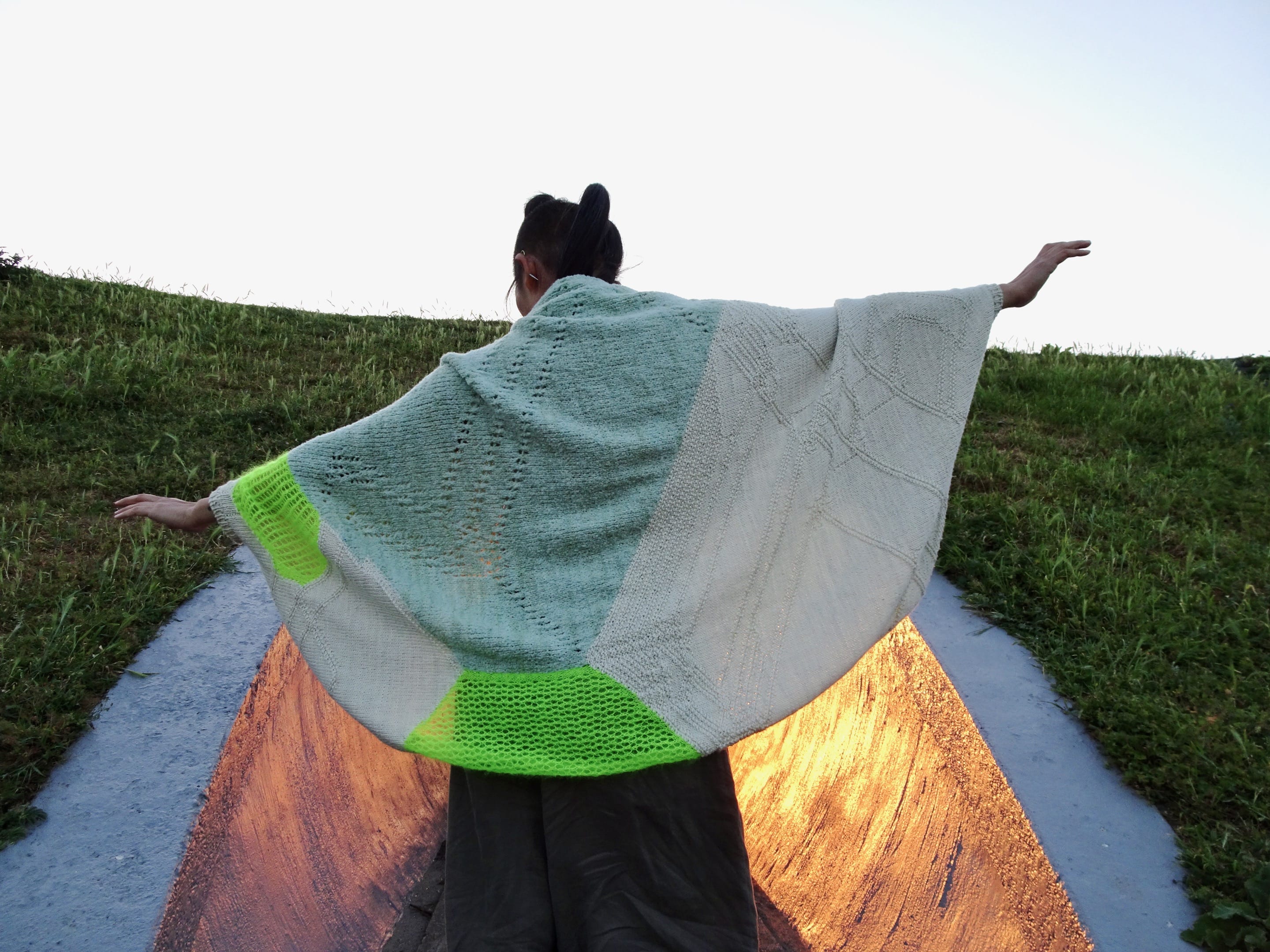 Algorithmic Diva Bolero by Algorithmic Knitting Design