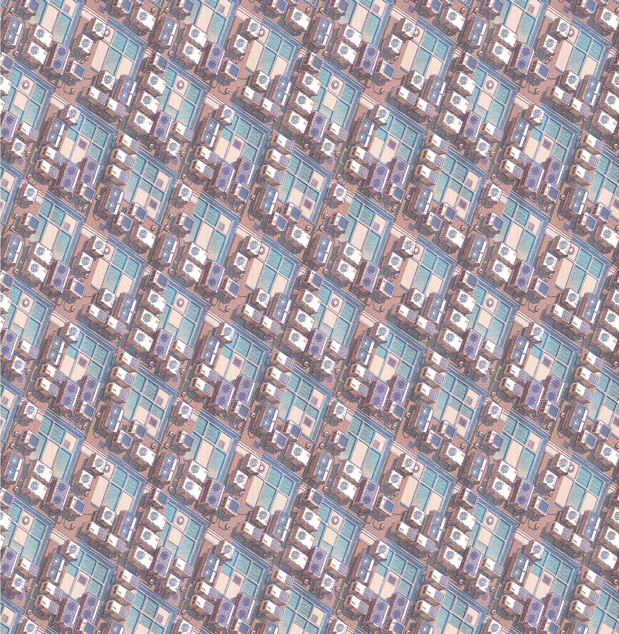 An illustrated pattern of AC Fans