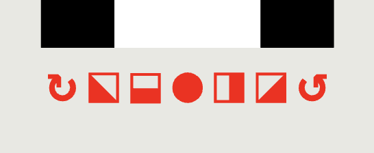 Figure A3: The seven buttons to apply transformations of the node.