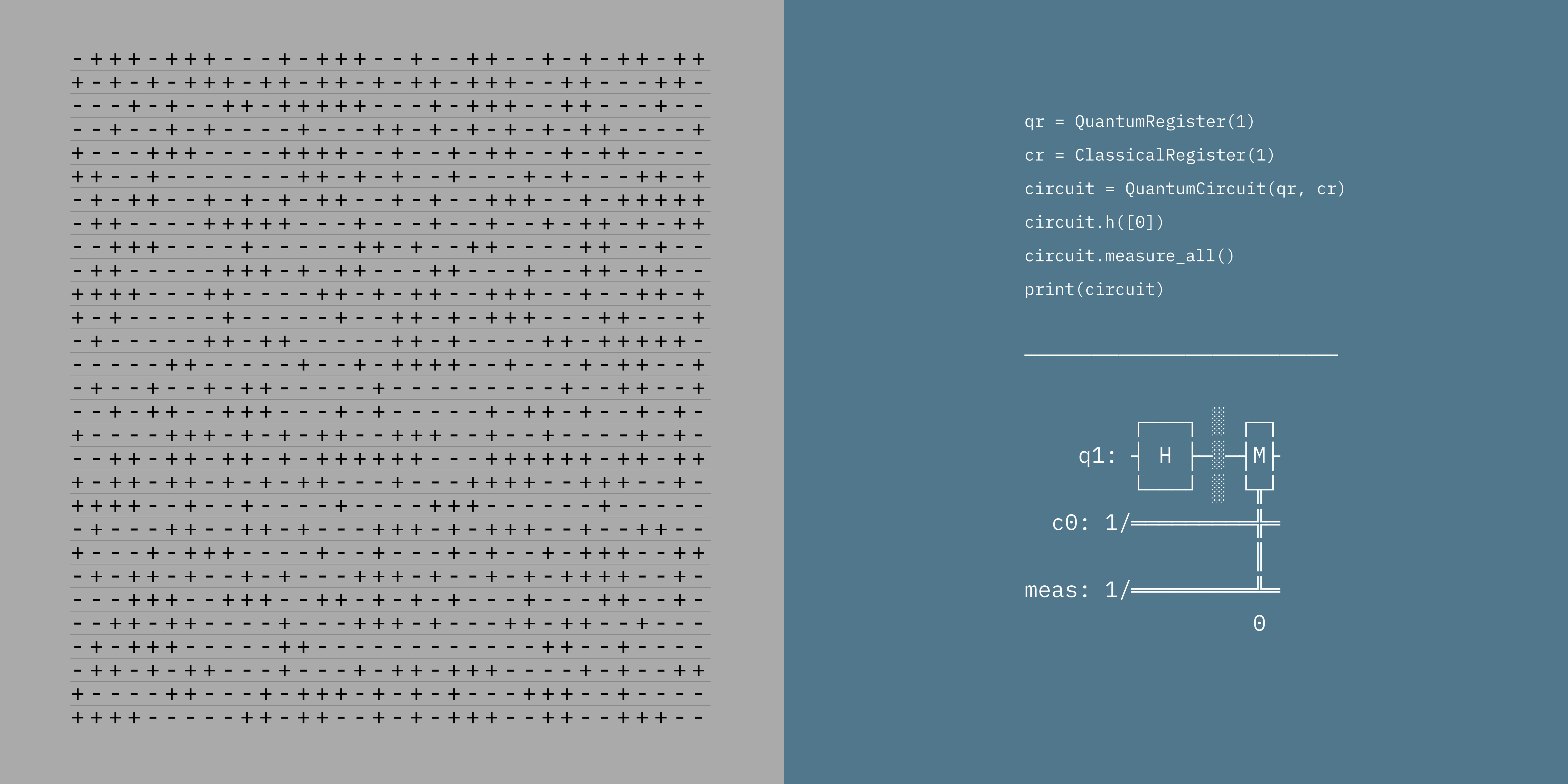 Figure 1: Binary Sequence Visualization, using an IBM Eagle QPU for circuit measurement and Javascript to display the measured values in the browser.